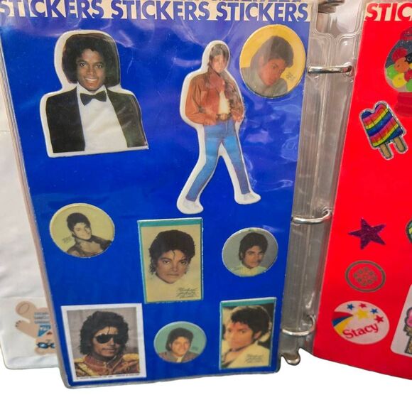 Vintage Sticker Book 80s Puffy Scratch And Sniff Garfield Michael Jackson Kool-a - Picture 16 of 16